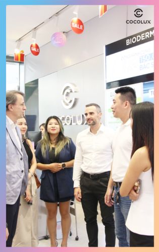 Mr. Remi Demont - Co Founder của Minthacare, công ty phân phối chính hãng nhãn hàng Bioderma, Nuxe & Evian tại Việt Nam ghé thăm Cocolux - Thúc đẩy mối quan hệ hợp tác bền vững